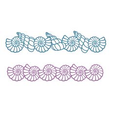 Line of seashells