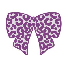 Bow animal print