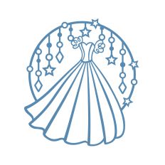 Beautiful wedding dress