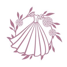 Elegant Wedding Bridal Dress