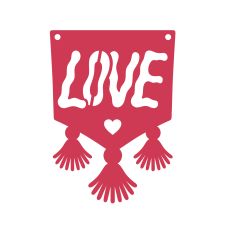 wedding Bunting word Love