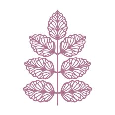 Beautiful branch with leaves