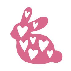 Bunny with hearts