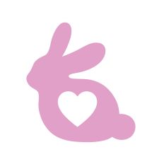 Bunny with a heart