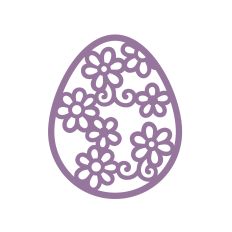 Floral Easter egg