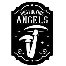destroying angels mushroom label