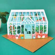 Green House 3D Card