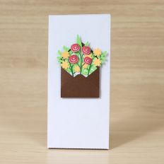 Chocolate bar Box Flowers 