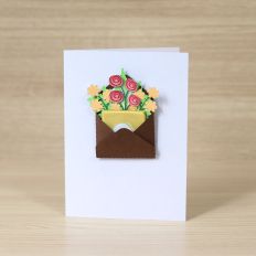Mothers Day Flowers Card