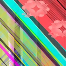 Diagonal Plaid with Flower Detail Printable Pattern Background
