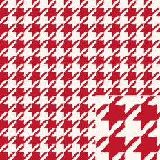Christmas Houndstooth Check Printable Pattern