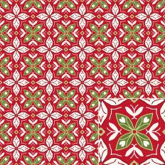 Christmas Scandinavian Folk Printable Pattern
