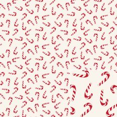 Tossed Christmas Candy Canes Printable Pattern