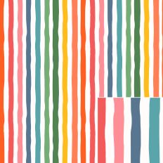 Rainbow Colorful Wavy Line Stripe Printable Pattern Background