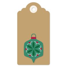 Christmas Tree Ornament Gift Tag 