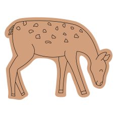 Woodland Deer Sketch Design