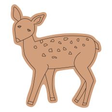 Woodland Deer Sketch Design
