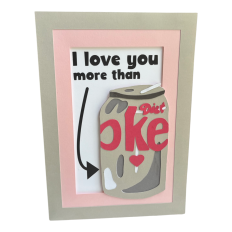 I love you more than... - 5 x 7 Card
