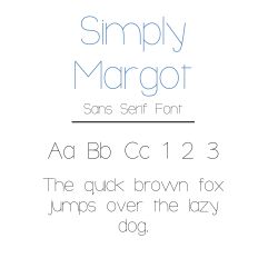 Simply Margot Sans Serif Font