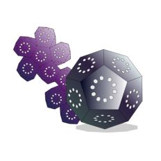 Dodecahedron box perforated