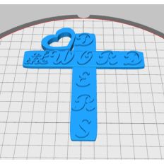Doers of the Word Cross Keyring Holder