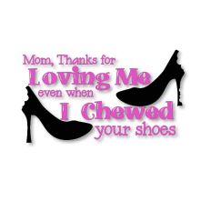 Thanks for Loving Me – Funny Dog Mom Mother’s Day Design Cut File