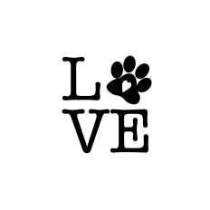 I LOVE Dogs - Cute Dog Quote Cut File