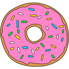 Donut with Sprinkles
