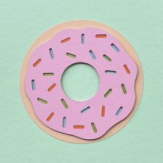 Donut For Cardstock