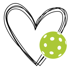 Pickleball Heart