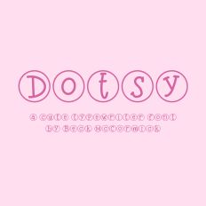 Dotsy Typewriter Font