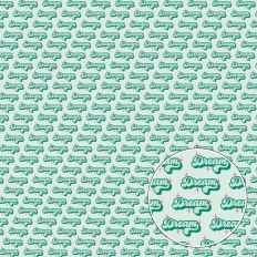 Dream - Lovely Words Background Pattern