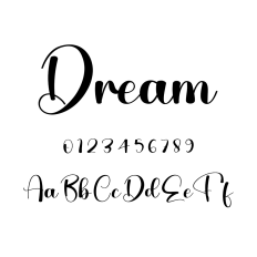 Dream Script Font