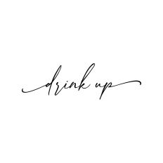 Drink Up Wedding Signage