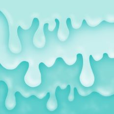 Teal 3D Drip Ice Cream Frosting Layers Background Pattern