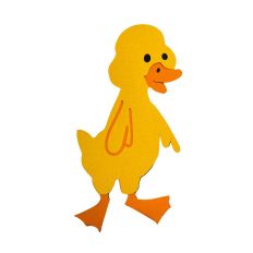 Cute Easter Duckie Layered Regular Cut File