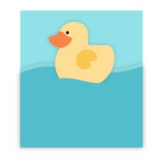 Ducky Tuck In Card