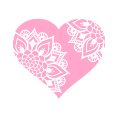 Heart Mandala 4 for Vinyl