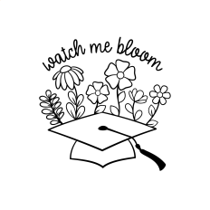 Bloom Grad Cap for Vinyl
