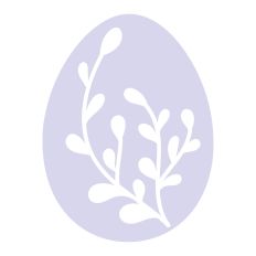 Easter egg template