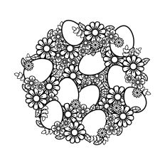 Easter mandala