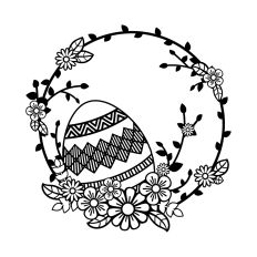 Intricate Easter egg
