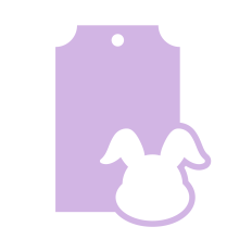 Easter Gift Tag SVG | Easter SVG | Easter Bunny SVG