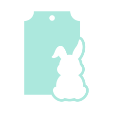 Easter Gift Tag SVG | Easter SVG | Easter Bunny SVG