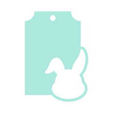 Easter Gift Tag SVG | Easter SVG | Easter Bunny SVG