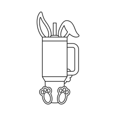 Easter Bunny SVG | Tumbler SVG | Easter SVG