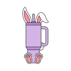 Easter Bunny SVG | Tumbler SVG | Easter SVG