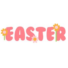 Easter with flowers