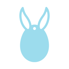 Easter Gift Tag SVG | Easter SVG | Easter Bunny SVG | Easter Egg SVG