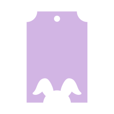 Easter Gift Tag SVG | Easter SVG | Easter Bunny SVG